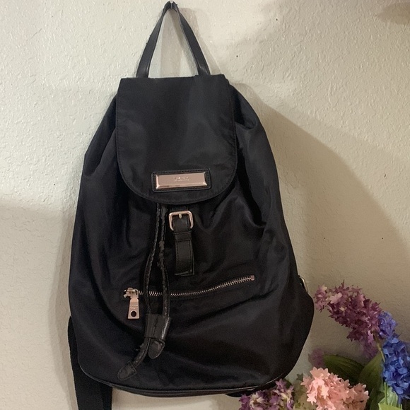 DKNY, Donna Karan nylon and leather backpack main image 7